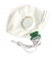 Mascarilla desechable FFP2 con válvula plegada