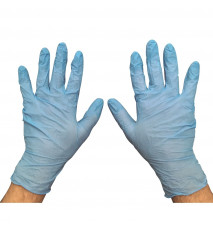 Guantes desechables de nitrilo
